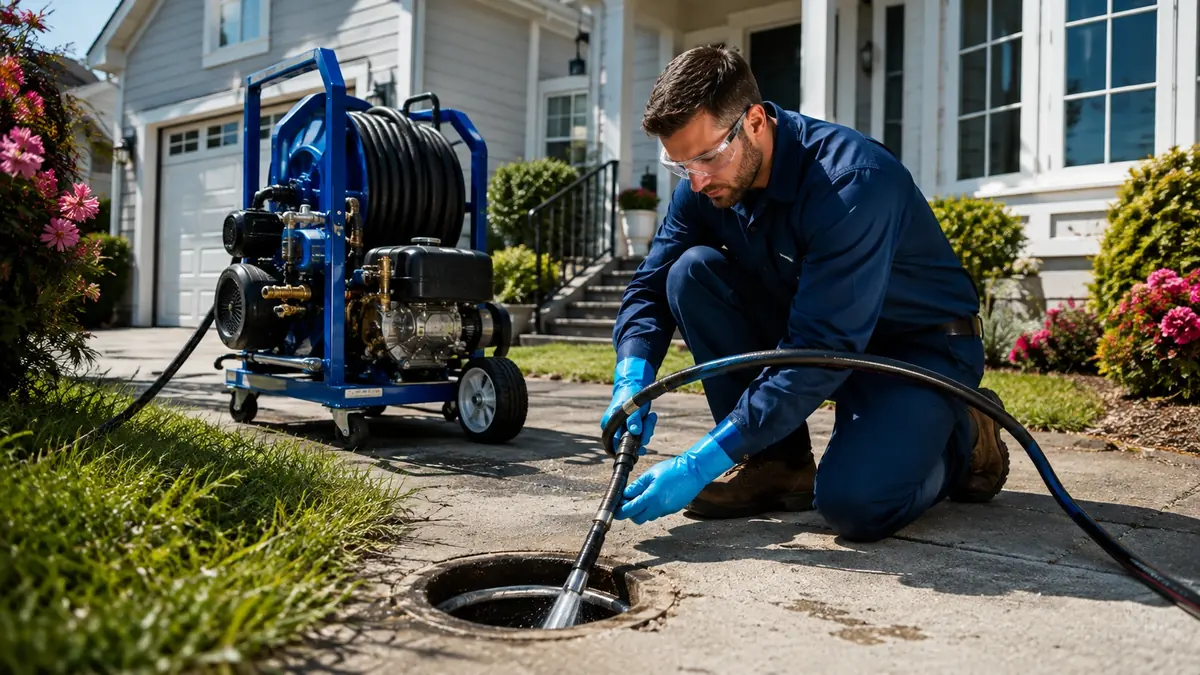 Residential Hydro Jet Drain Cleaning in Benicia